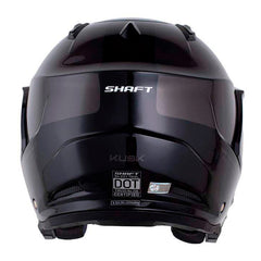 Casco Shaft 227 Trial Kusk Negro Gris Visor Revo Rojo