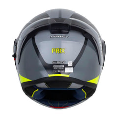Casco Shaft 3820 Sp Prix Gris Amarillo Neon Visor Iridium Azul