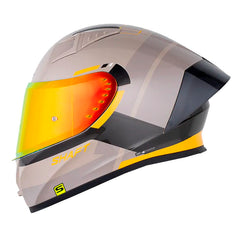 Casco Shaft 526Sp Evo Liner Arena Amarillo Visor Revo Rojo