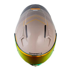 Casco Shaft 526Sp Evo Liner Arena Amarillo Visor Revo Rojo