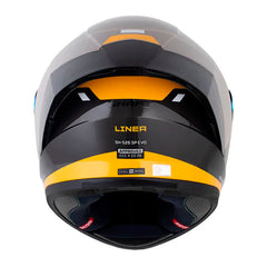 Casco Shaft 526Sp Evo Liner Arena Amarillo Visor Revo Rojo