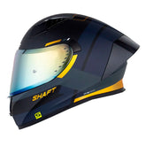 Casco Shaft 526Sp Evo Liner Negro Holografico Dorado Visor Iridium Dorado