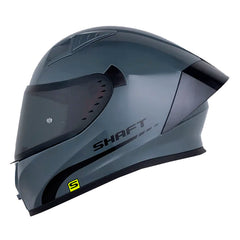 Casco Shaft 526Sp Evo Solid V2 Gris Negro Visor Smoke