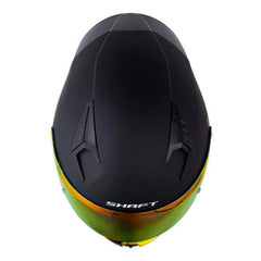 Casco Shaft 526Sp Evo Solid V2 Negro Holografico Silver Visor Revo Rojo