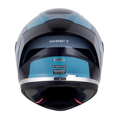 Casco Shaft 526Sp Evo Str Azul Holografico Silver Visor Iridium Azul