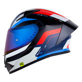 Casco Shaft 526Sp Evo Str Azul Oscuro Azul Visor Iridium Azul