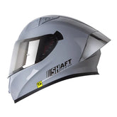 Casco Shaft 526sp Evo Solid Gris Visor Iridium Silver