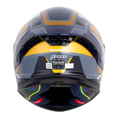 Casco Shaft 558Sp Xpeed Gris Dorado Visor Iridium Dorado