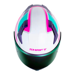 Casco Shaft 558Sp Xpeed Gris Fucsia Visor Revo Morado