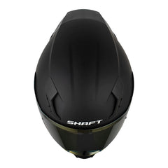 Casco Shaft 562 R Solid Negro Rojo Visor Revo Rojo