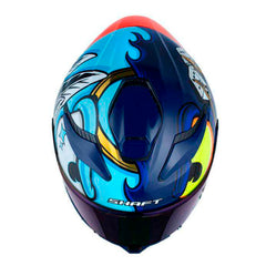 Casco Shaft 584 Sp Eternal Azul Oscuro Azul Visor Iridium Azul