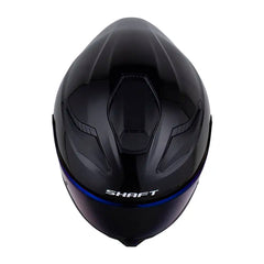 Casco Shaft 584 Sp Solid V2 Negro Amarillo Neon Visor Iridium Azul