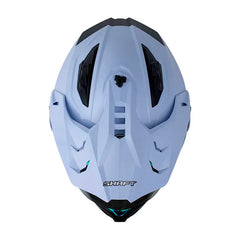 Casco Shaft Mx360 Solid Morado Claro Morado Visor Revo Morado