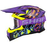 Casco Shaft Mx60 Sobek Negro Morado