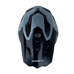 Casco Shaft Mx60 Solid Sunset Gris Holografico Silver