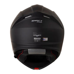 Casco Shaft Pro 4000Dv Evo Solid Negro Gris Visor Iridium Azul