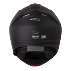 Casco Shaft Pro 4000Dv Evo Solid Negro Gris Visor Iridium Azul