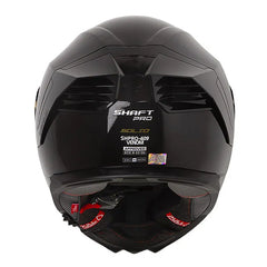 Casco Shaft Pro 609 Venom Solid Negro Holografico Dorado Visor Iridum Dorado