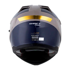 Casco Shaft pro Mx400DV Proton Arena Arena Oscuro Visor Iridium Dorado