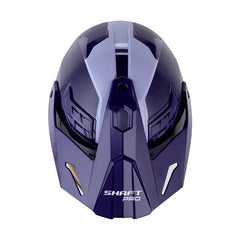 Casco Shaft pro Mx400DV Proton Morado Claro Azul Visor Iridium Morado