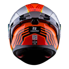 Casco X-Sports M75 Hoxa Gris Rojo