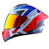 Casco X-Sports M75 Radifix Blanco Azul