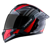 Casco X-Sports M75 Radifix Gris Rojo