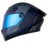 Casco X One X-500 Rs Bladez Azul Gris Visor Iridium Azul