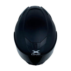 Casco X One X-500 Rs Solid V2 Negro Gris Visor Smoke