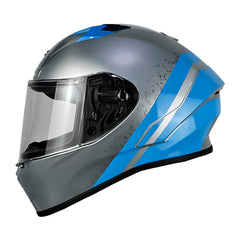 Casco Zeus 826 Titanio Azul