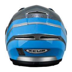Casco Zeus 826 Titanio Azul