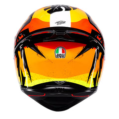 Casco Agv K-1s Multi Tropicrush Negro Naranja