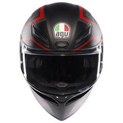 Casco Agv K1-S Multisling_063 Negro Rojo