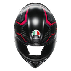 Casco Agv K1-S Multisling_063 Negro Rosado