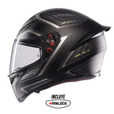 Casco Agv K1-S Multisling_063 Negro Gris
