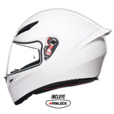 Casco Agv K1-S Mono Solid Blanco