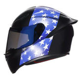 Casco Agv K1s Flag Usa Azul Rojo