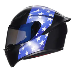 Casco Agv K1s Flag Usa Azul Rojo