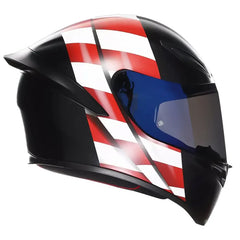 Casco Agv K1s Flag Usa Azul Rojo