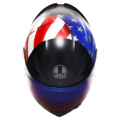 Casco Agv K1s Flag Usa Azul Rojo