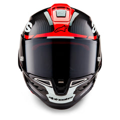 Casco Alpinestars Element R10 Negro Rojo Blanco