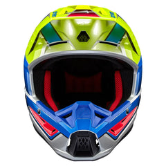 Casco Alpinestars S-M5 Sail Amarillo Azul Silver