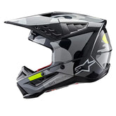 Casco Alpinestars S-m5 Rover 2 Gris Amarillo Brillo
