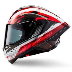Casco Alpinestars Super Tech R10 Team Rojo Blanco Negro