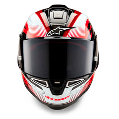 Casco Alpinestars Super Tech R10 Team Rojo Blanco Negro