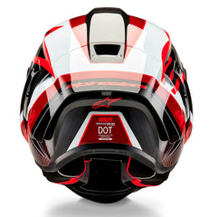 Casco Alpinestars Super Tech R10 Team Rojo Blanco Negro
