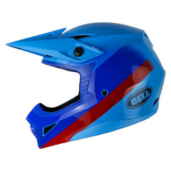 Casco Bell Mx-10 Aviator Azul Rojo