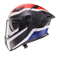 Casco Caberg Drift Evo II Carbon Msport Negro Azul Rojo