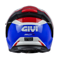 Casco Givi H50x Graphic Mask Blanco Azul Rojo