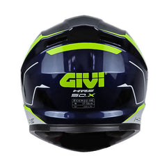 Casco Givi H50x Stunt Azul Blanco Negro Amarillo Fluor